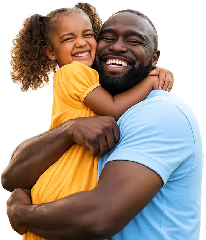 Father and daughter